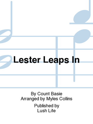 Book cover for Lester Leaps In