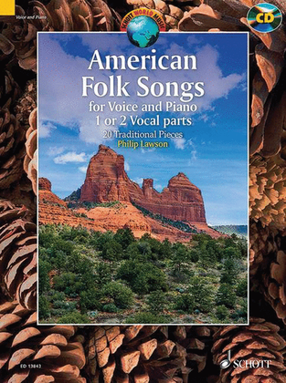 Book cover for American Folk Songs: 20 Traditional Pieces