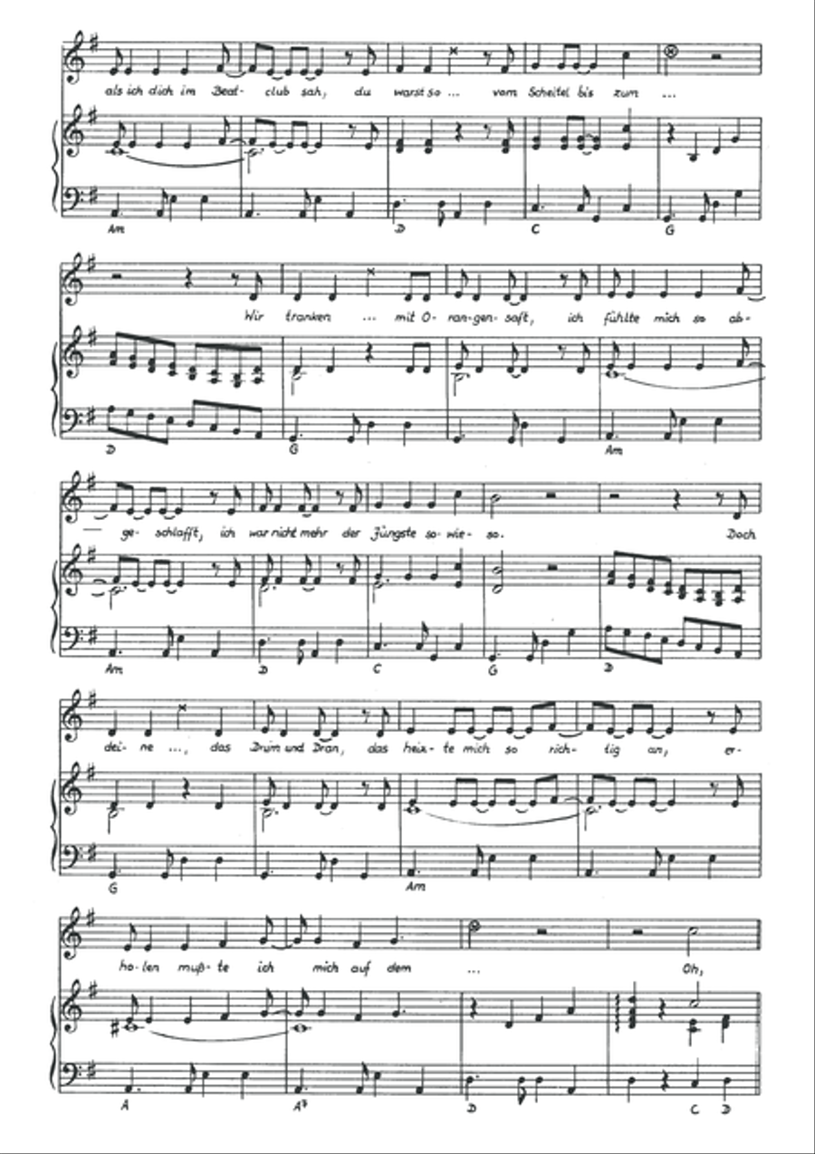 Oh Susi Oh Susi Piano, Vocal scores gallery preview page 4