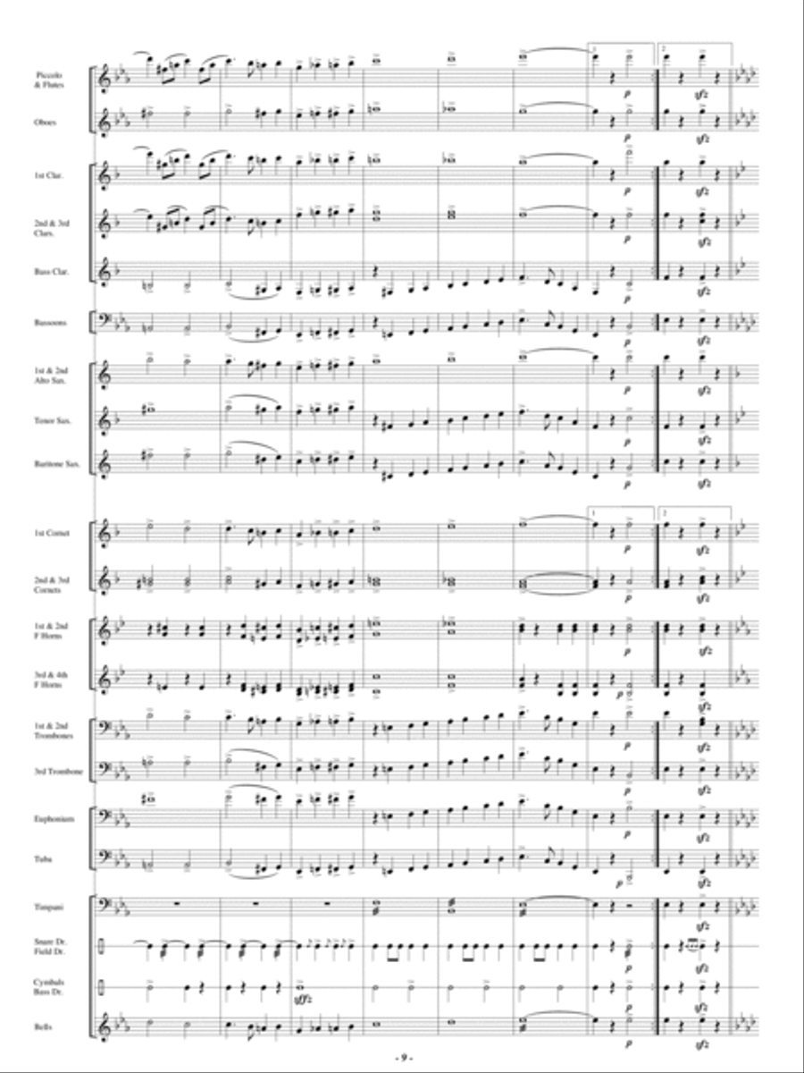 E Pluribus Unum E Pluribus Unum Concert Band scores gallery preview page 8