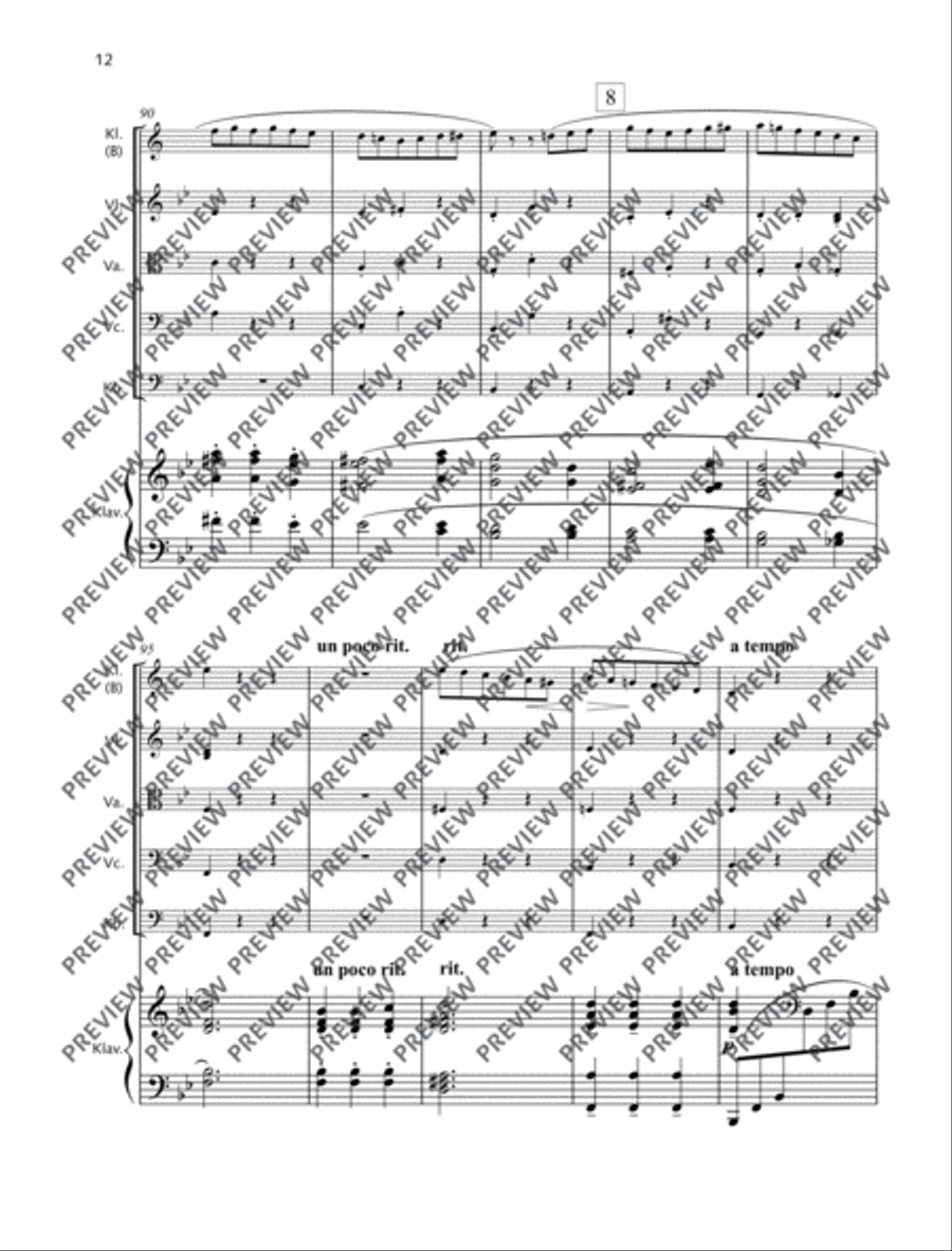 Sextett Clarinet scores gallery preview page 13
