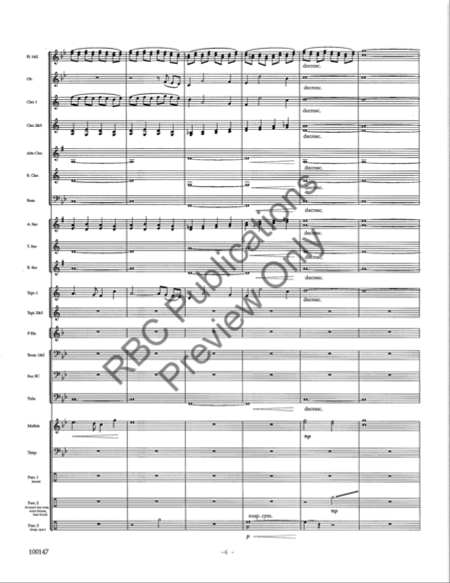Rivers Concert Band scores gallery preview page 9
