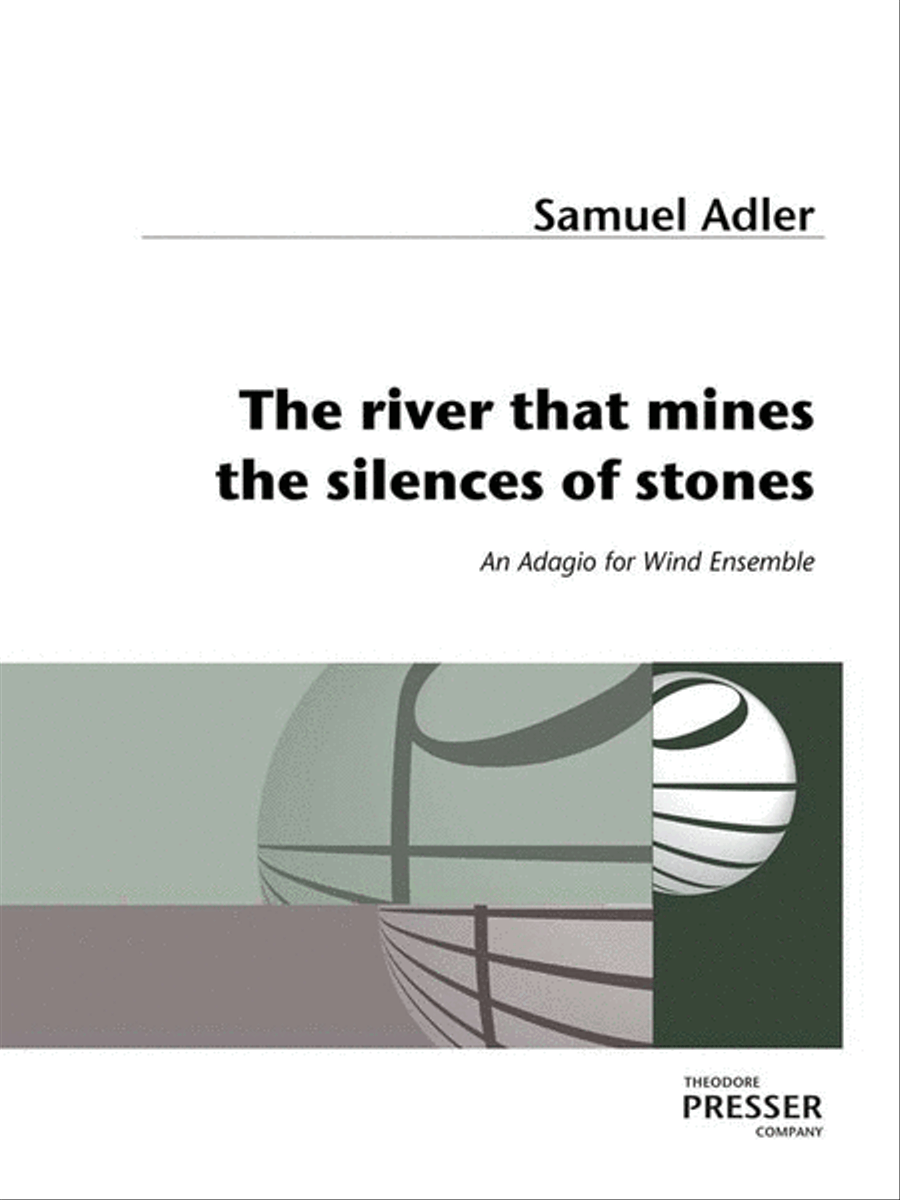 The River That Mines The Silences Of Stones Concert Band scores gallery preview page 1