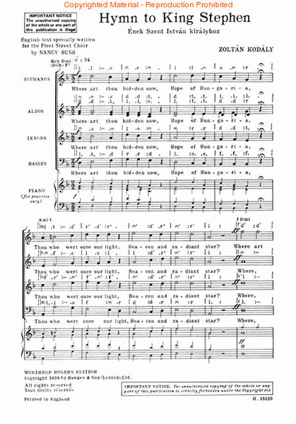 Hymn to King Stephen