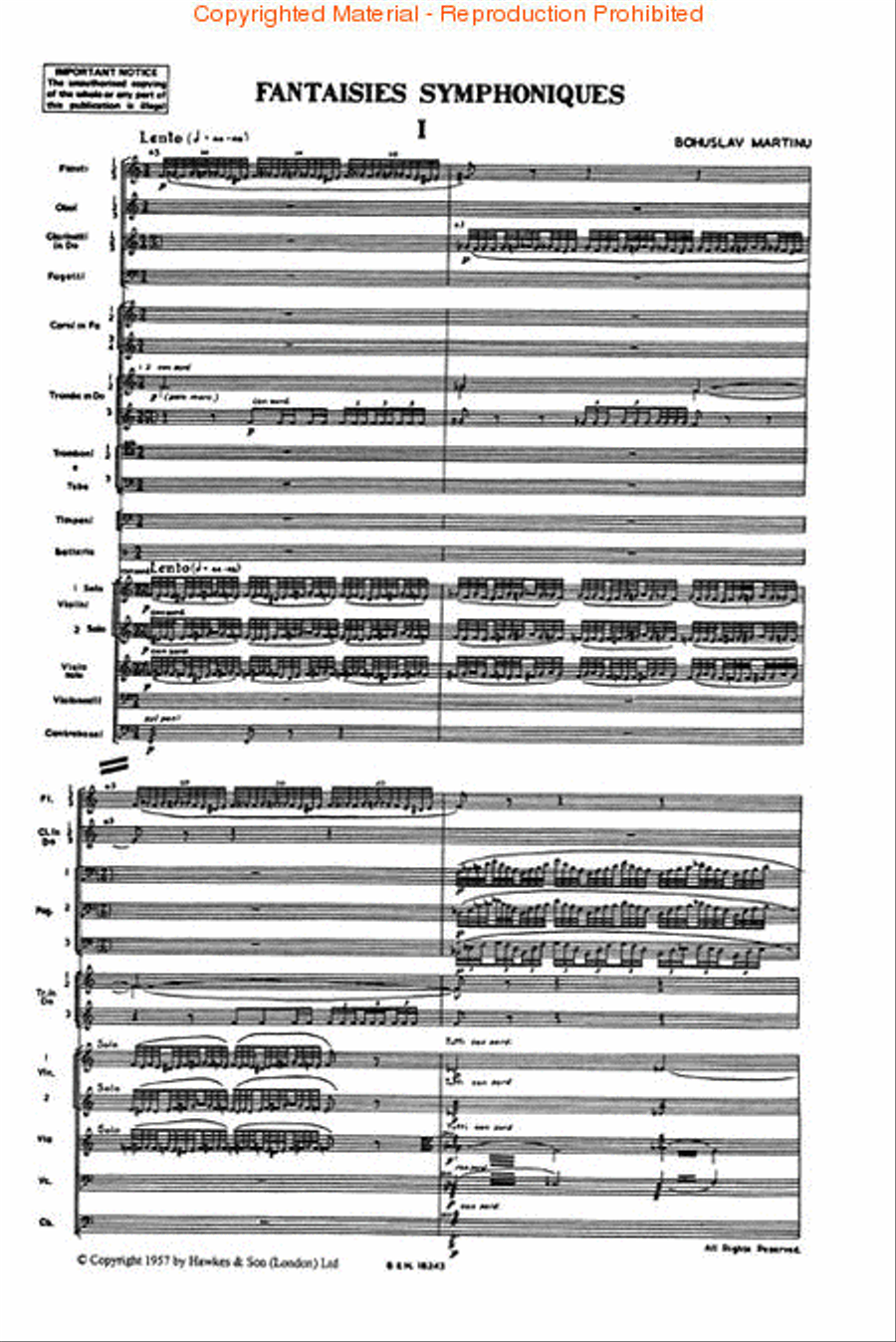 Fantaisies Symphoniques Orchestra scores gallery preview page 2