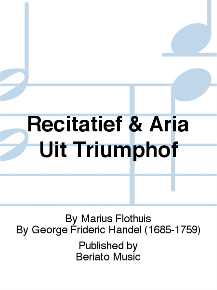 Recitatief & Aria Uit Triumphof Voice Solo scores gallery preview page 1