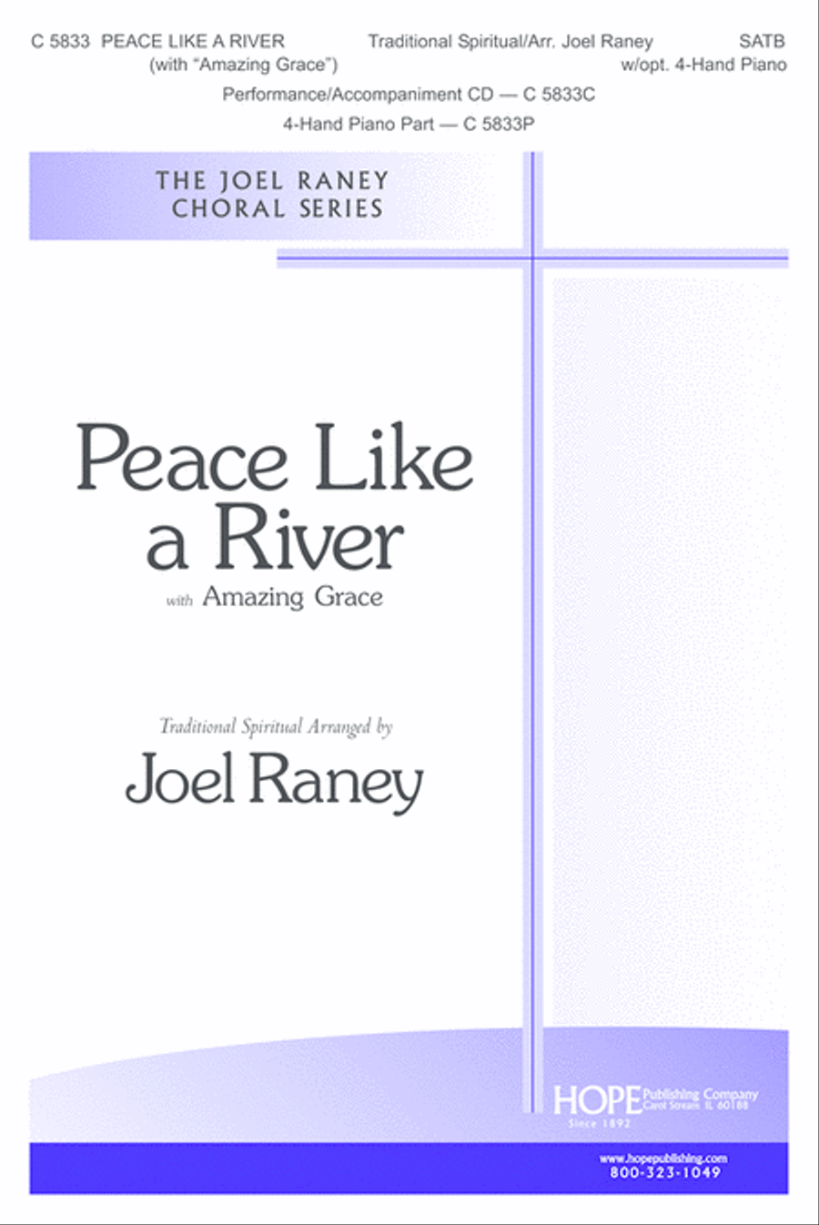 Peace Like a River 4-Part scores gallery preview page 1