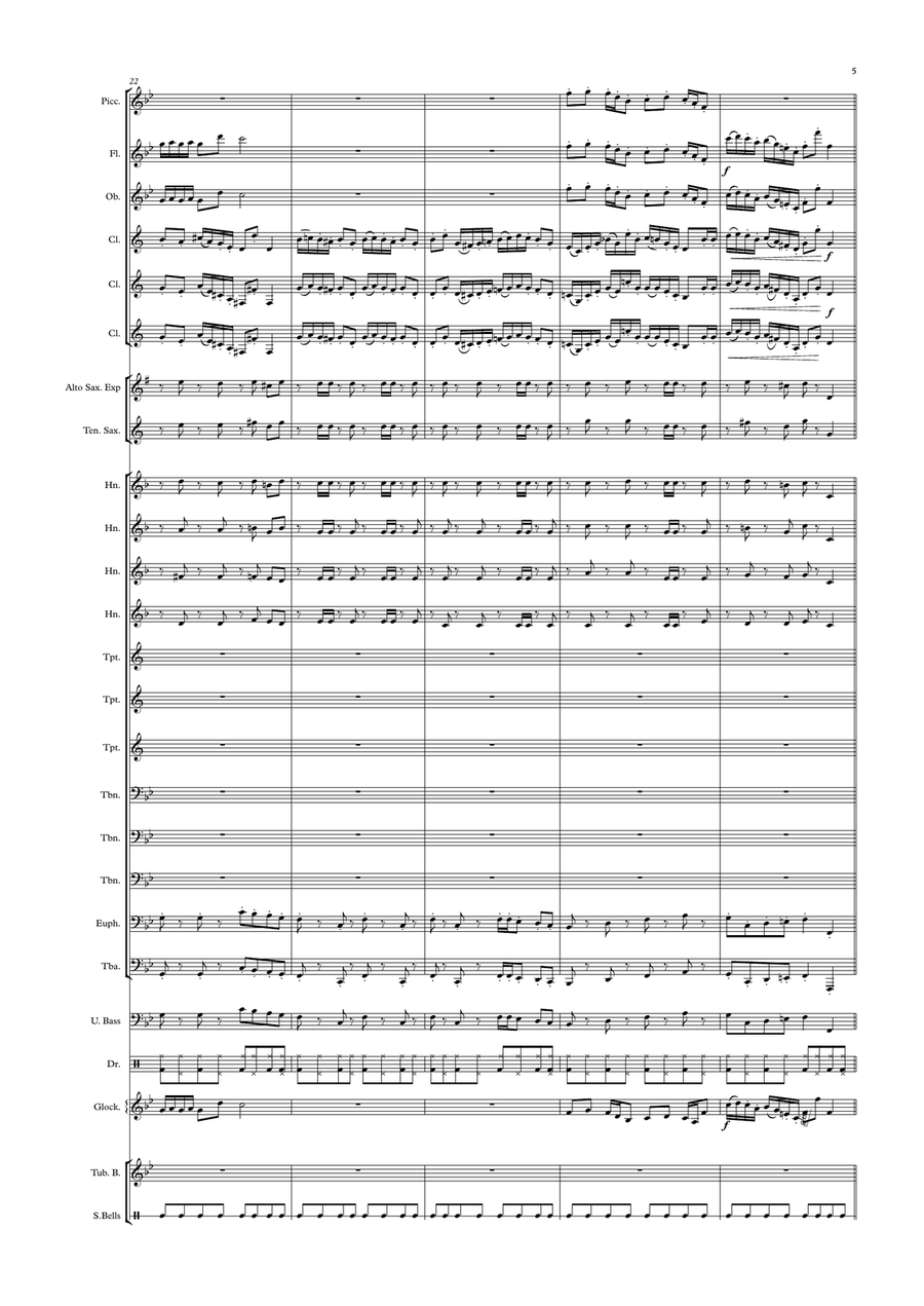 Going Christmas Krackers! for Concert Band Concert Band scores gallery preview page 5