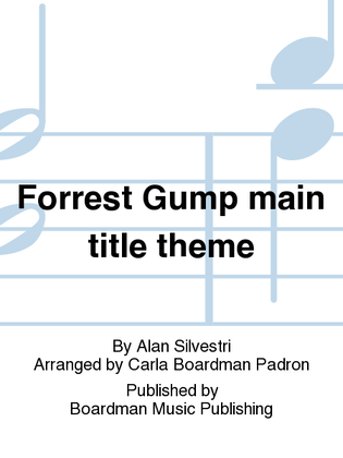 Book cover for Forrest Gump main title theme