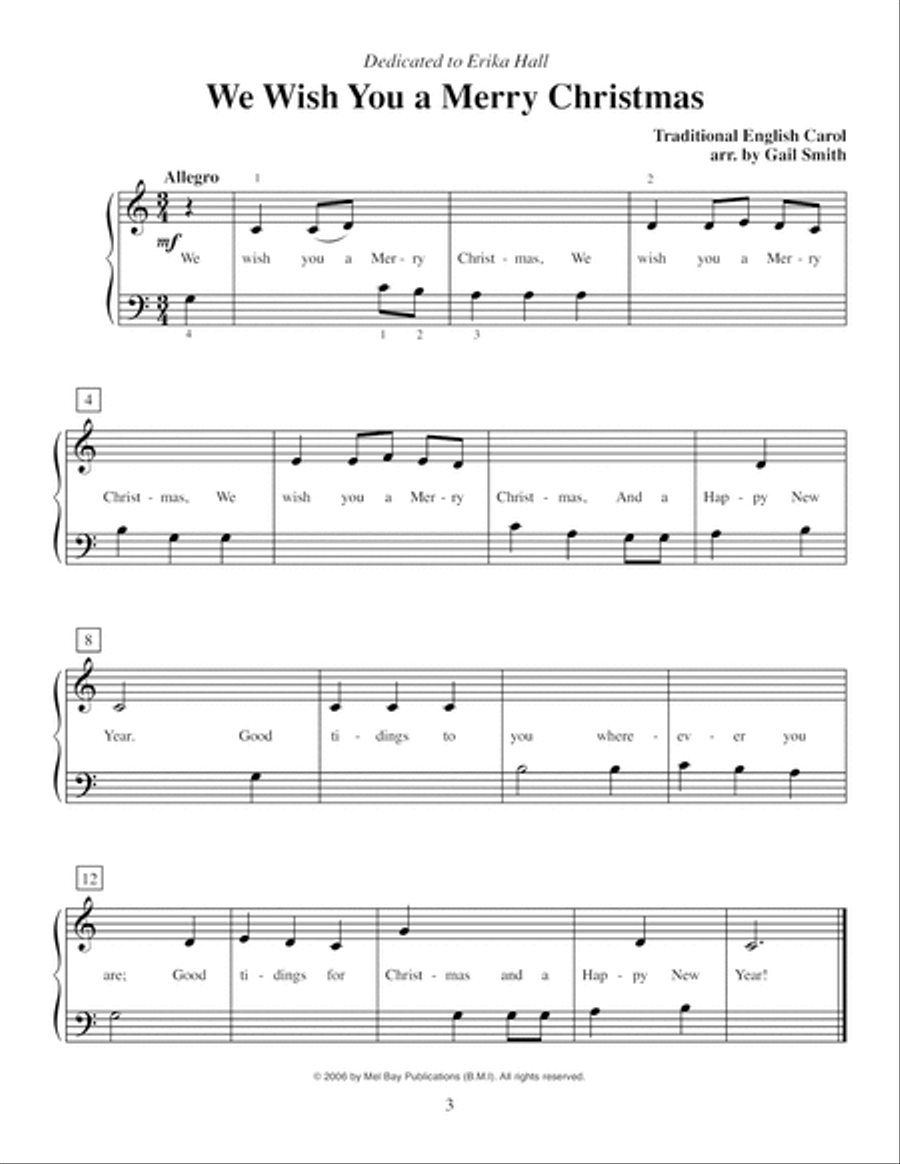 Christmas Carols for Piano Made Easy Easy Piano scores gallery preview page 4