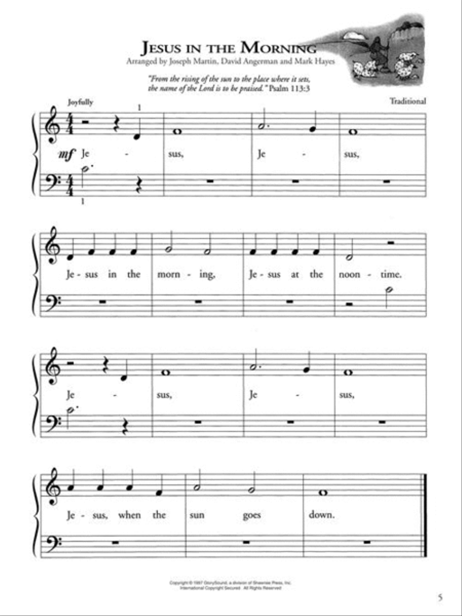 Keys for the Kingdom - Performance Book, Level B Piano Method scores gallery preview page 6