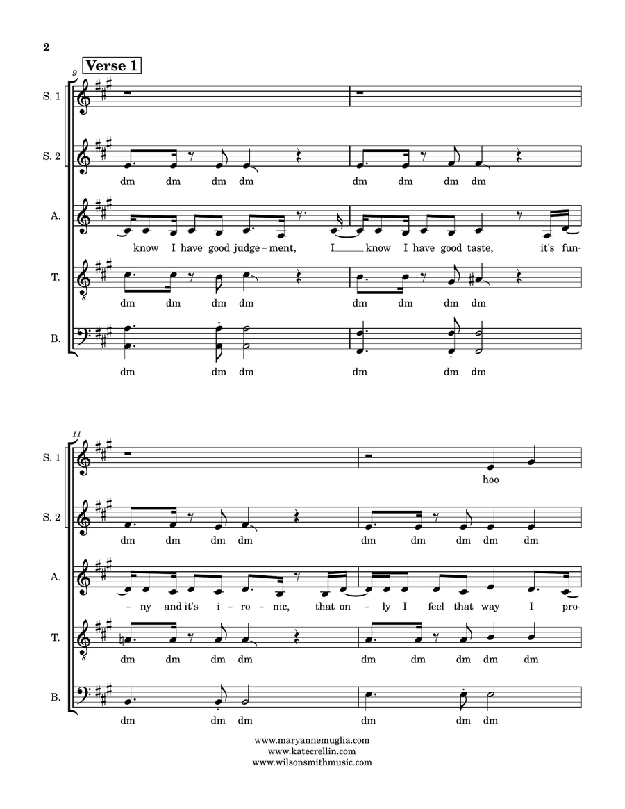 Please Please Please 4-Part scores gallery preview page 2