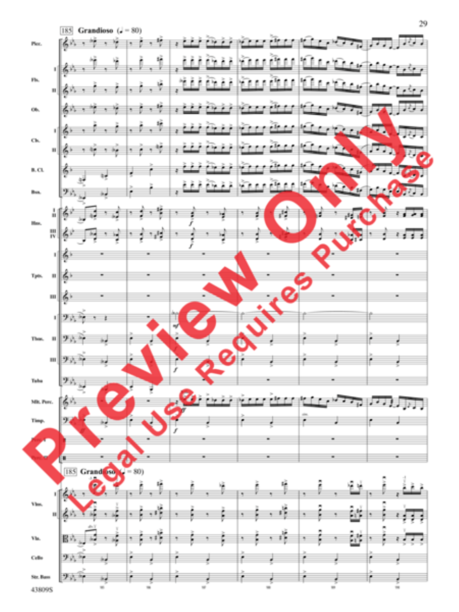 Gershwin by George! Full Orchestra scores gallery preview page 30