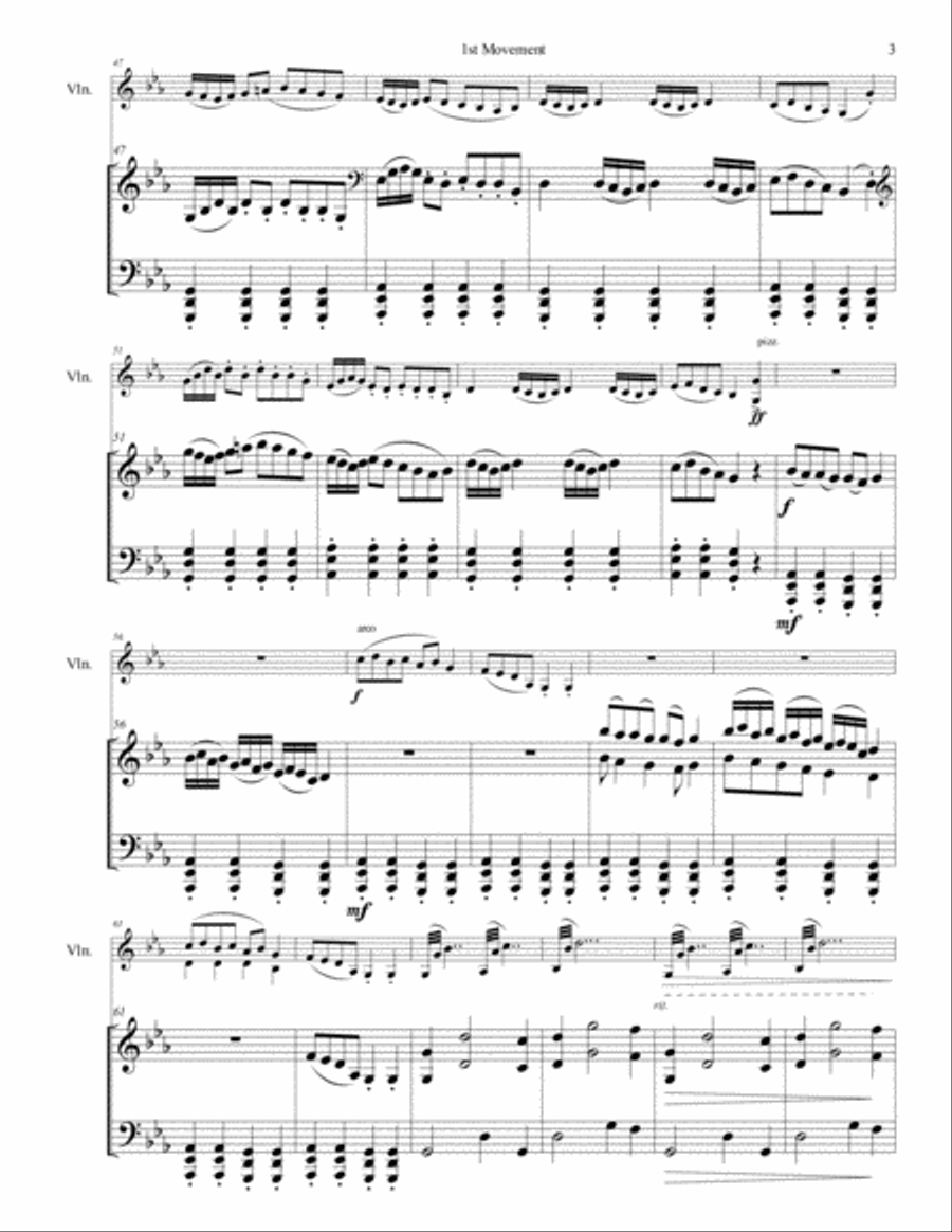 Violin Sonata No. 4 Violin Sonata No. 4 Violin Solo scores gallery preview page 4