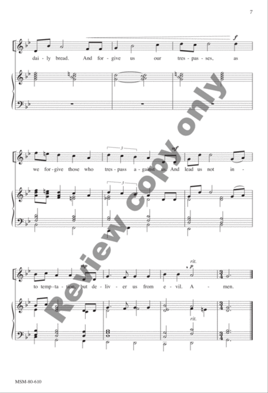 Evensong Unison Choir scores gallery preview page 40