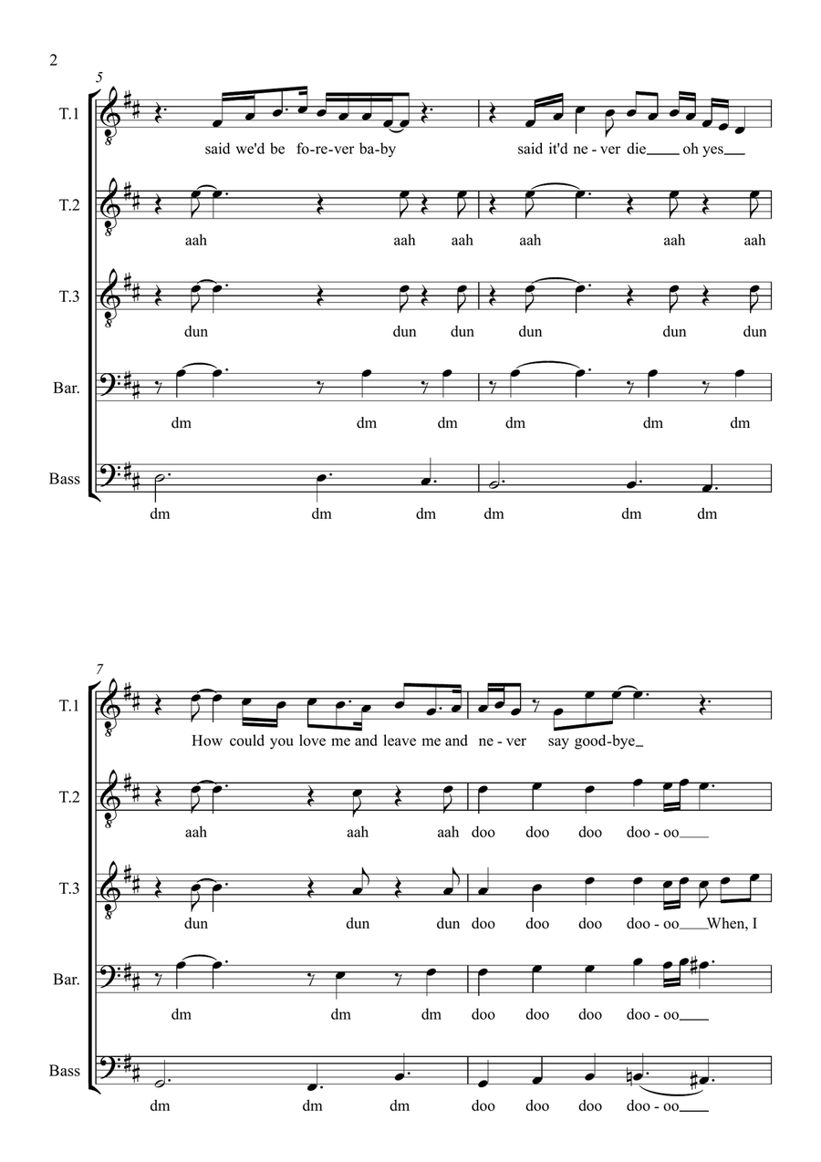 End Of The Road from the Paramount Motion Picture BOOMERANG 4-Part scores gallery preview page 2