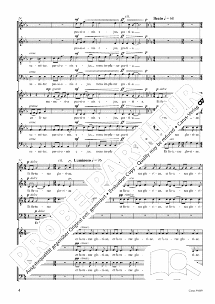 O sacrum convivium O sacrum convivium 4-Part scores gallery preview page 5