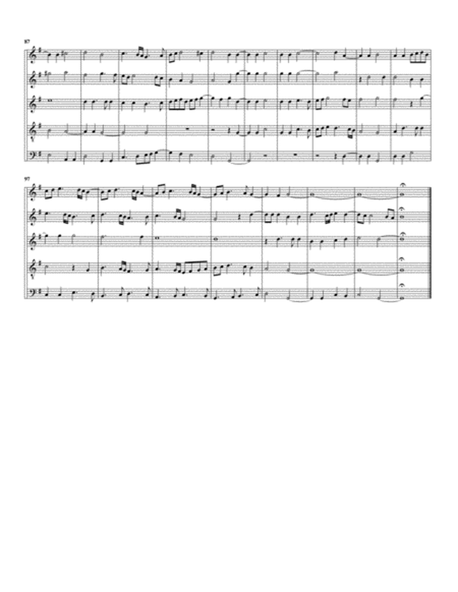 Ave Regina Coelorum (arrangement for 5 recorders)