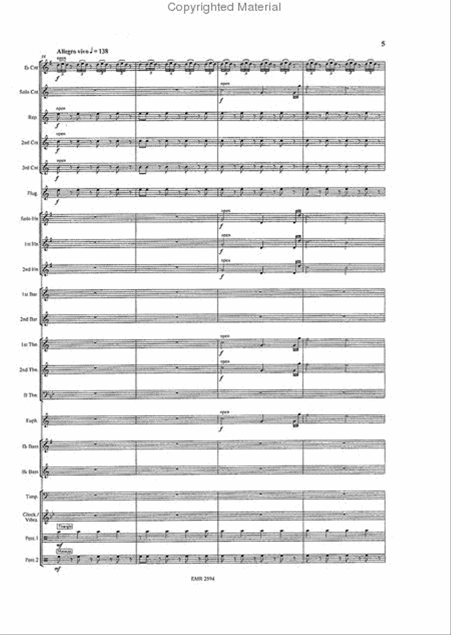 E.T. Brass Band scores gallery preview page 5