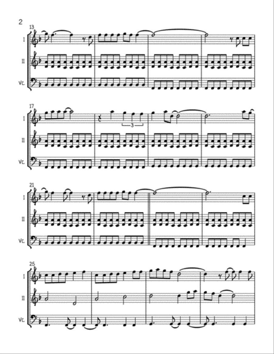 Marry You String Trio scores gallery preview page 2