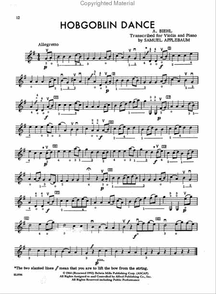 String Festival Solos, Volume 1 Violin Solo scores gallery preview page 4