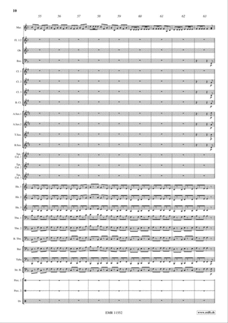 You're So Cool You're So Cool Concert Band scores gallery preview page 11