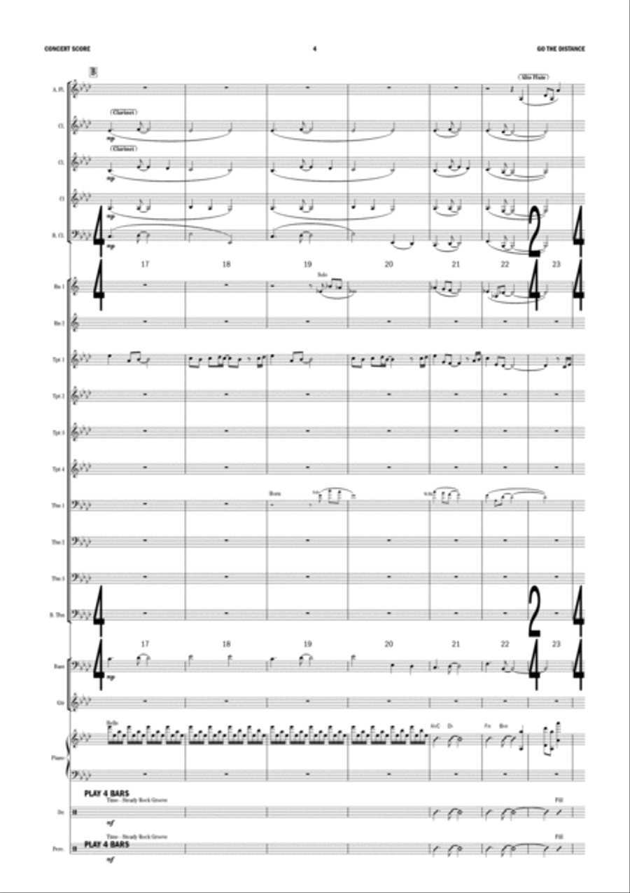 Go The Distance Jazz Ensemble scores gallery preview page 4