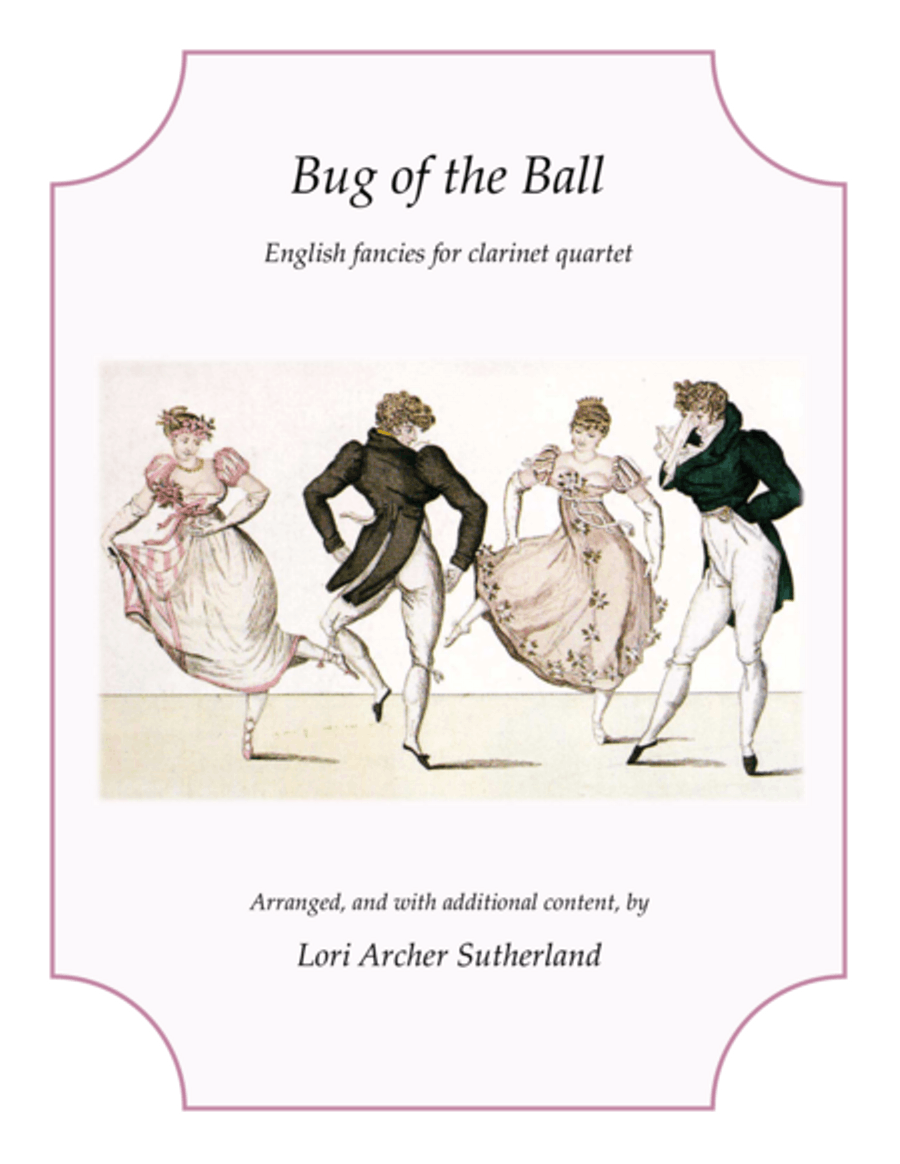 Bug of the Ball: English Fancies Clarinet Quartet scores gallery preview page 1