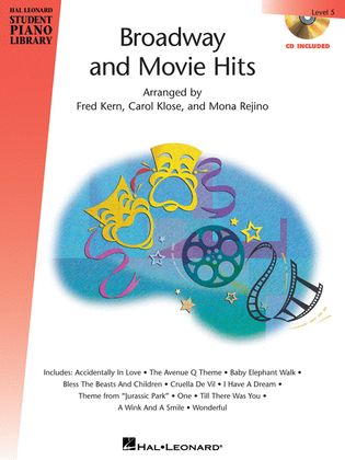 Book cover for Broadway and Movie Hits - Level 5 - Book/CD Pack