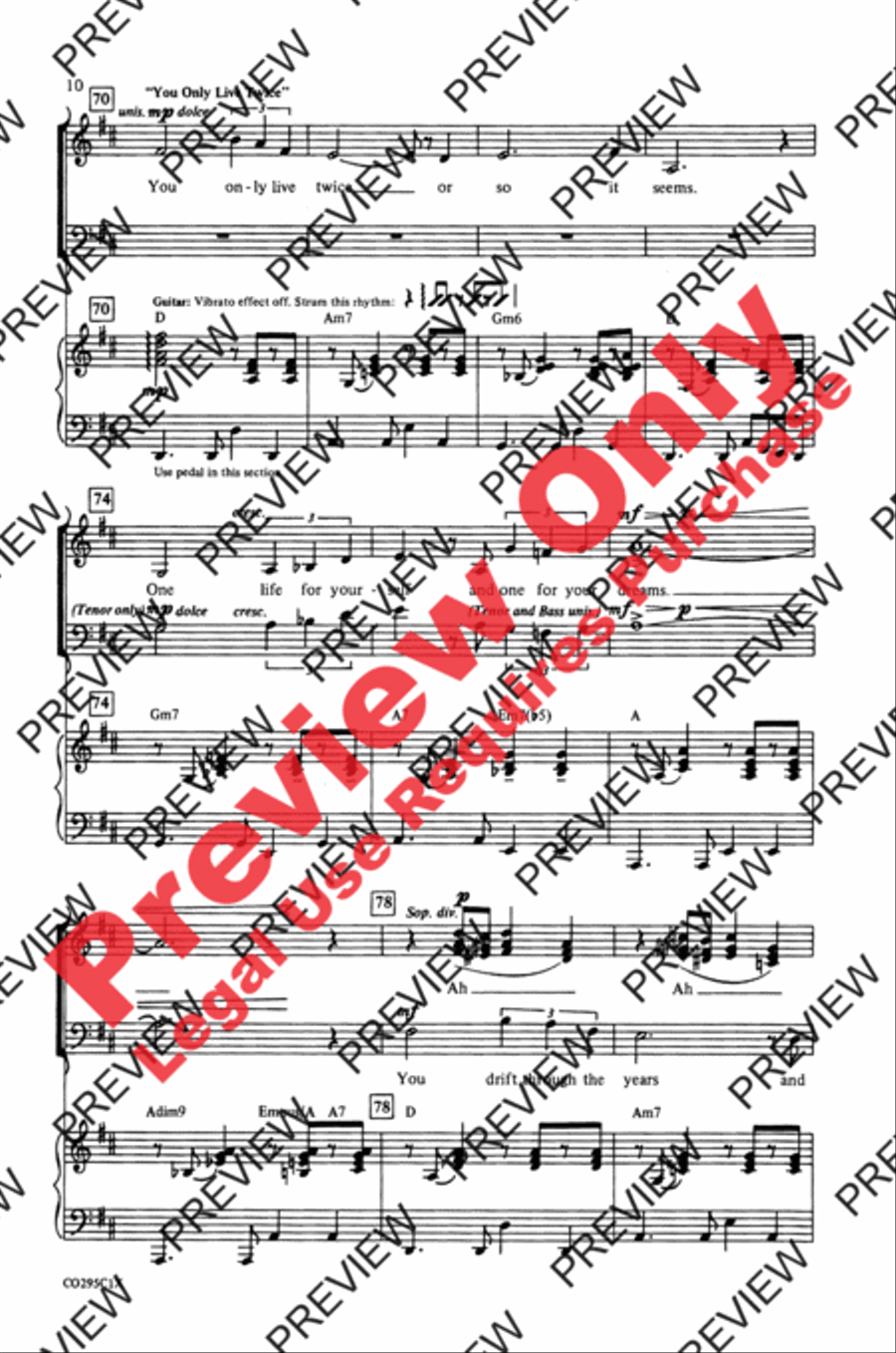 The Best of Bond (A Medley) 4-Part scores gallery preview page 9