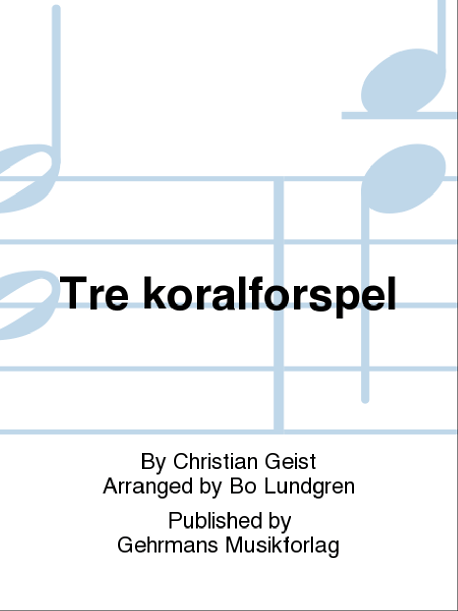 Tre koralforspel