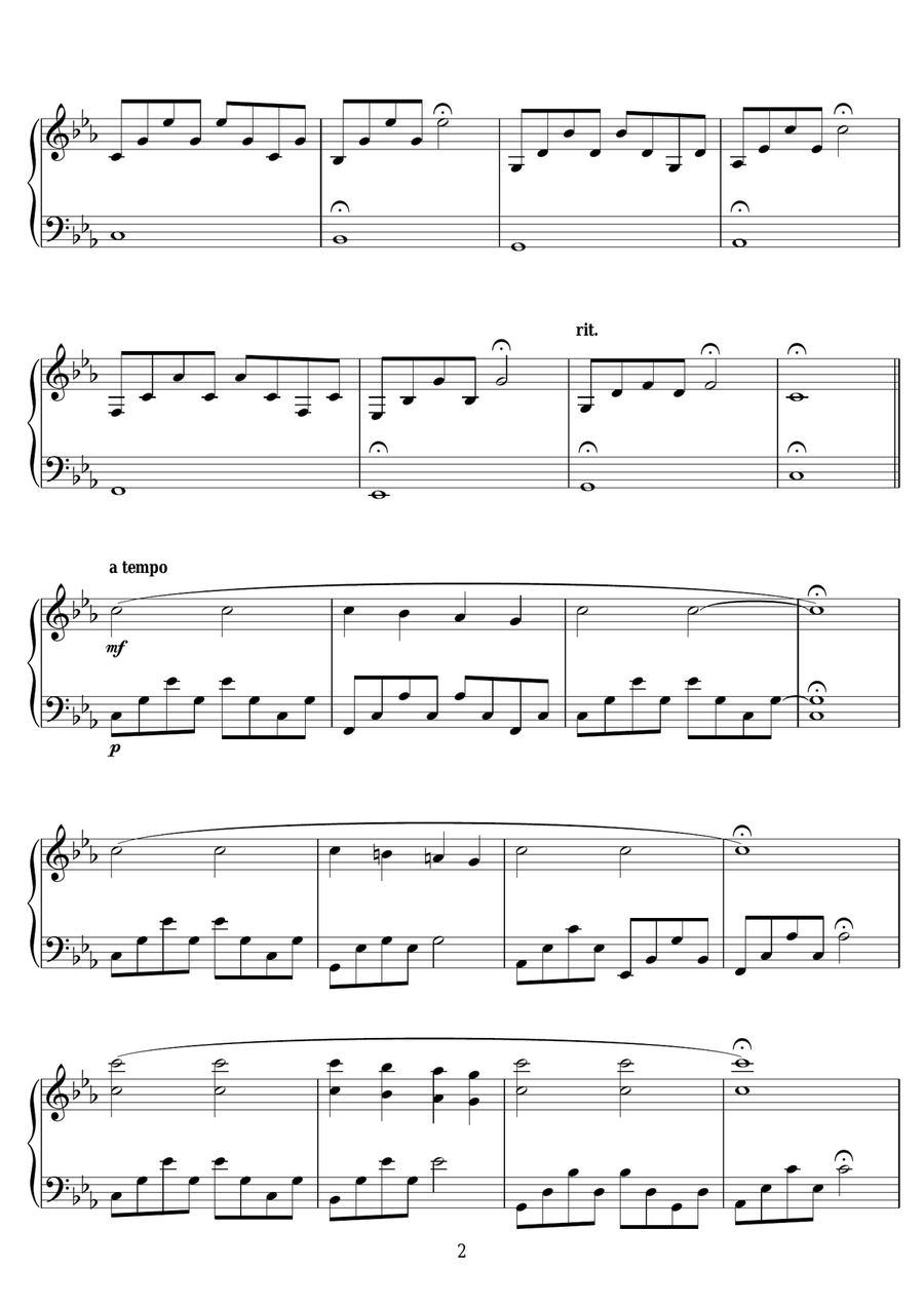 Light Of The Seven (from Game of Thrones) Piano Solo scores gallery preview page 2
