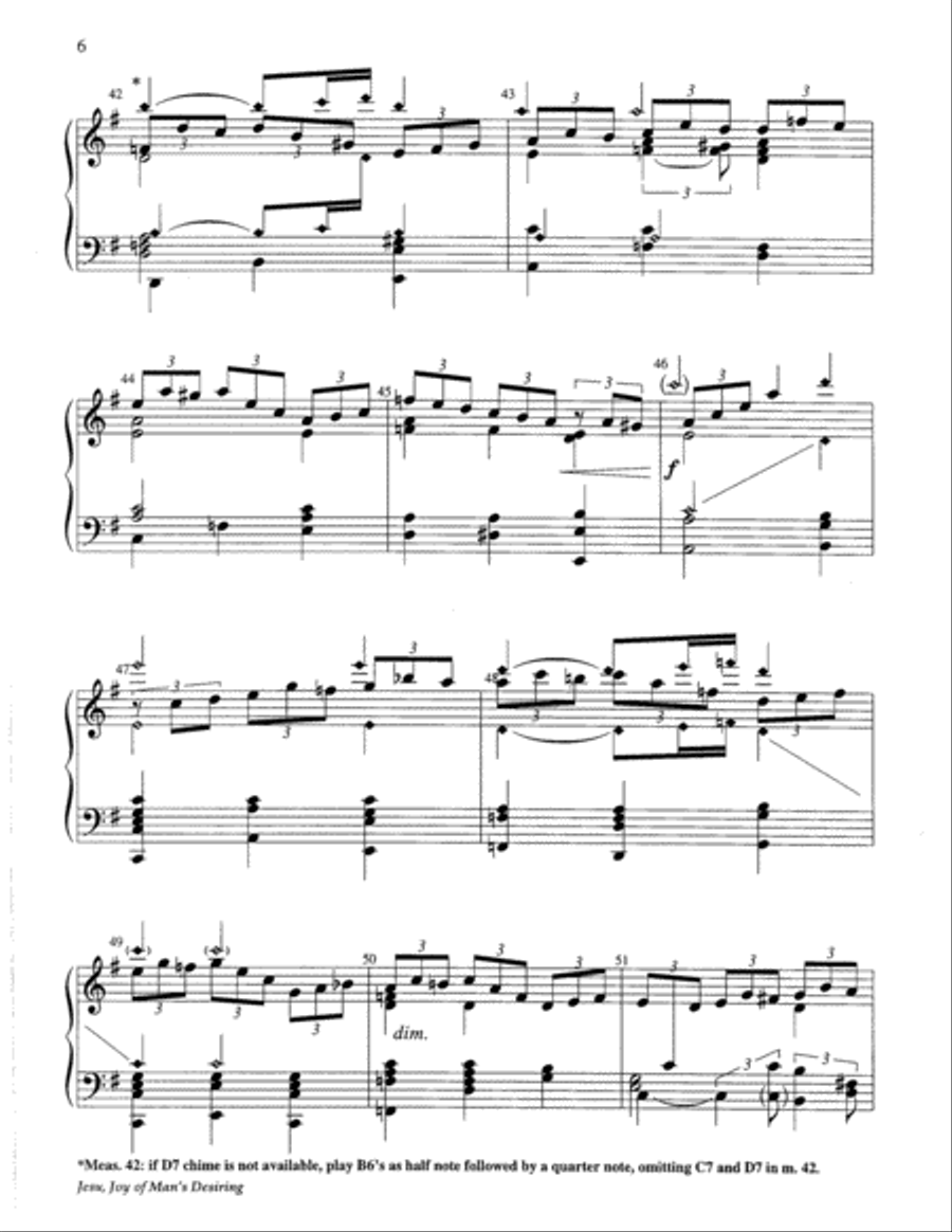 Jesu, Joy of Man's Desiring 5-Octaves scores gallery preview page 13