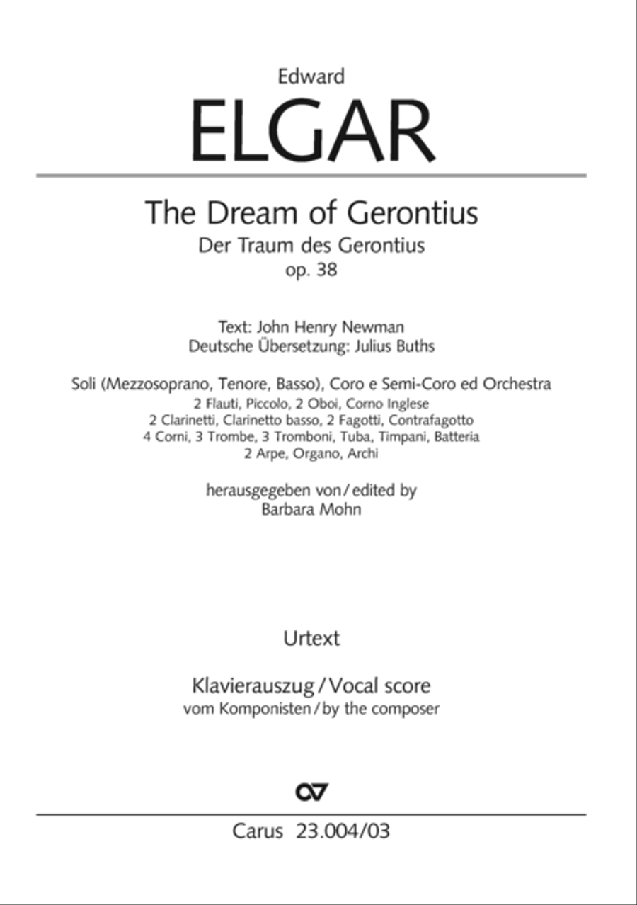The Dream of Gerontius Divisi scores gallery preview page 2