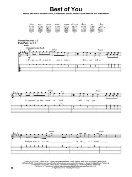 Foo Fighters – Easy Guitar with Tab