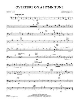 Overture on a Hymn Tune - Bass