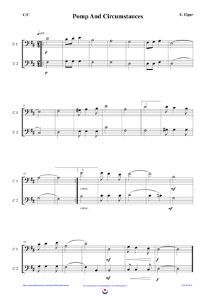 Pomp and Circumstances (easy brass duet Nb. 4 - C/C)
