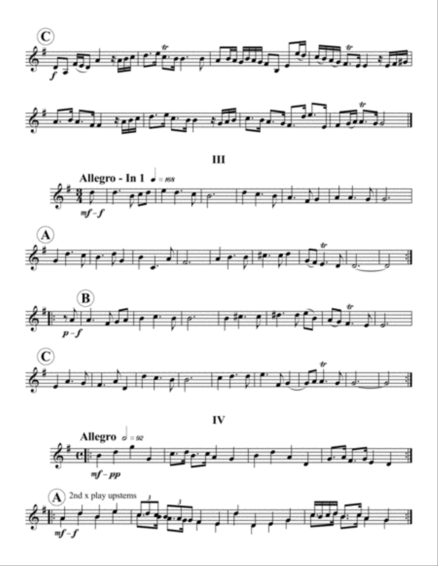 Trio Sonata Brass Trio scores gallery preview page 5