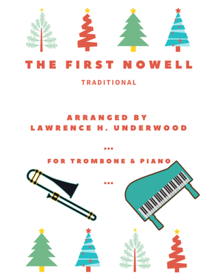Book cover for The First Nowell for Solo Trombone