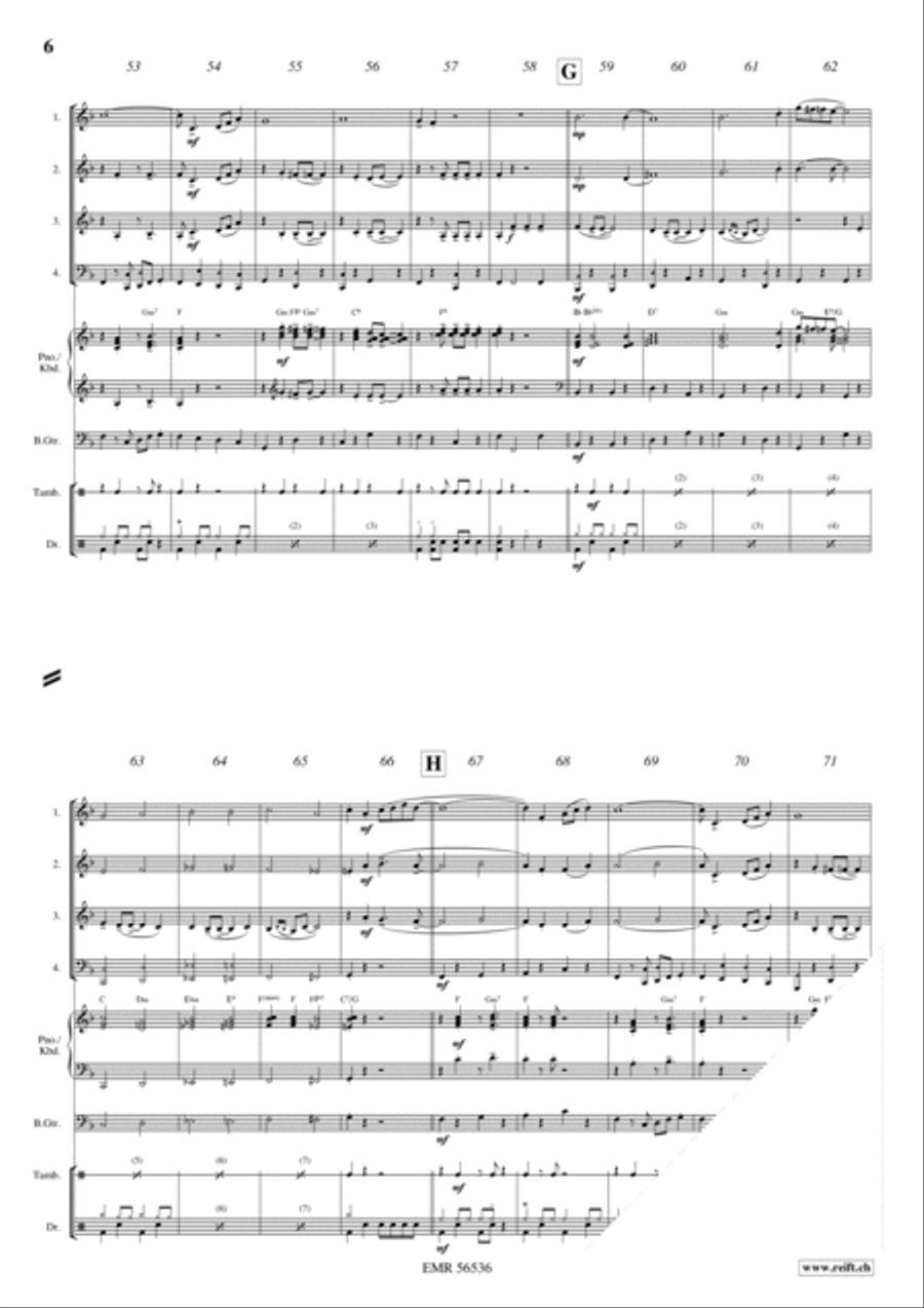Charleston Medley Woodwind Quartet scores gallery preview page 6