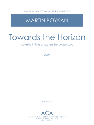Book cover for [Boykan] Towards the Horizon