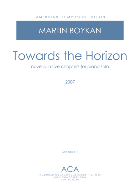 [Boykan] Towards the Horizon