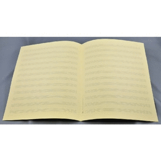 Music manuscript paper - Star-Matt 12 staves