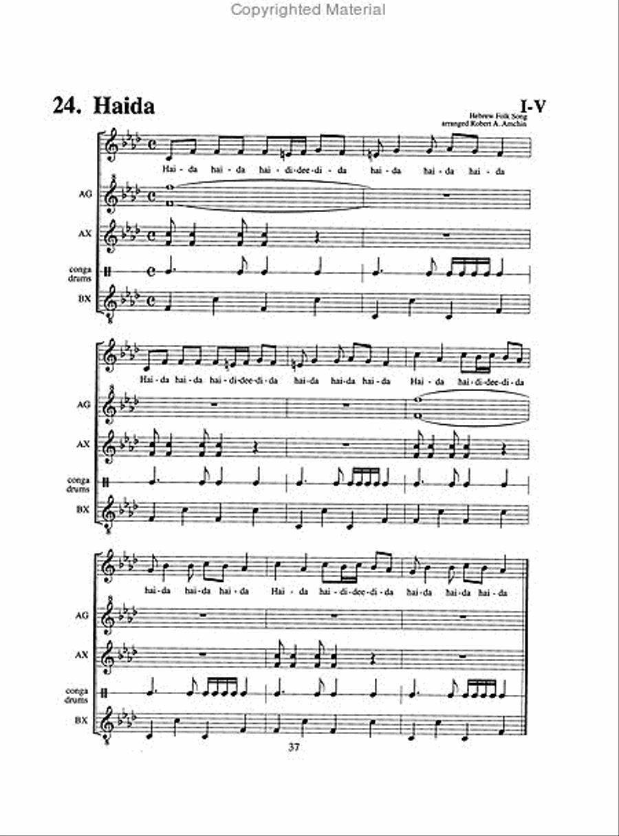 The Orff Source Collection / Songbook scores gallery preview page 4