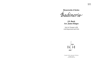 Book cover for Badinerie in c minor