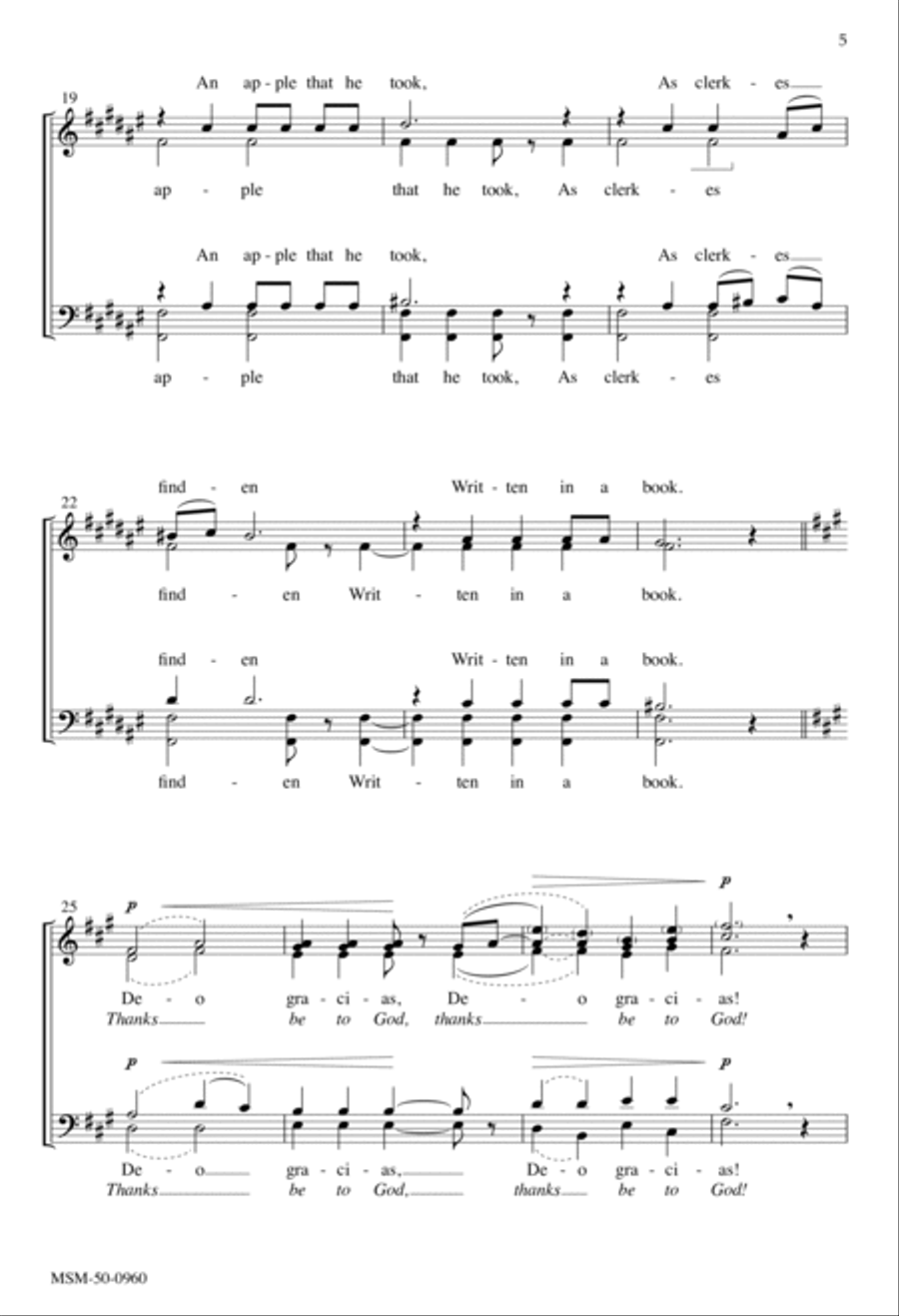 Adam Lay Ybounden Adam Lay Ybounden 4-Part scores gallery preview page 3