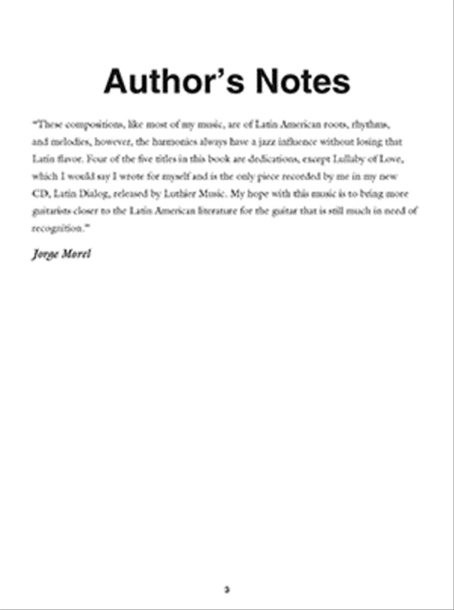 Music of Jorge Morel Music of Jorge Morel Classical Guitar scores gallery preview page 2