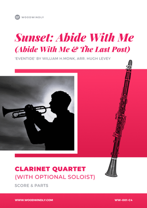 Book cover for Abide with Me (Eventide) & The Last Post - Clarinet Quintet