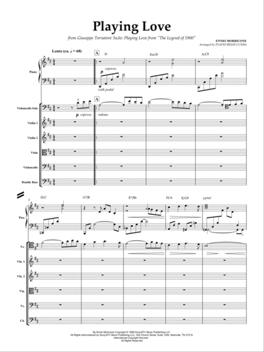 Playing Love - Score Only Chamber Music scores gallery preview page 3