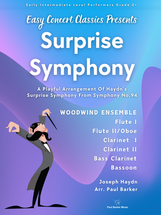 Book cover for Surprise Symphony (Woodwind Ensemble)